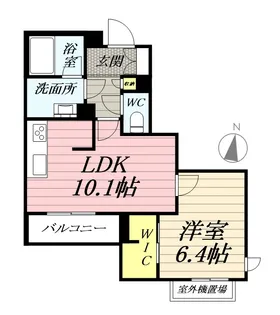 シャーメゾン大和東レジデンス【2階】の間取り