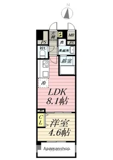湘南辻堂駅前マンション【3階】の間取り