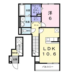 モアナ【2階】の間取り