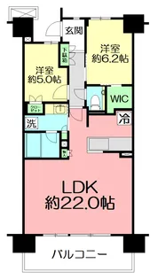 プレミスト湘南辻堂アクアフェイス【14階】の間取り