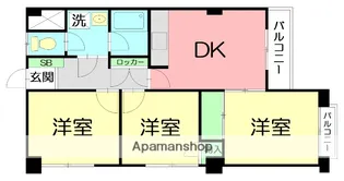 藤沢ハイツ【2階】の間取り