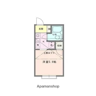 ラ・フォンテ山下【2階】の間取り