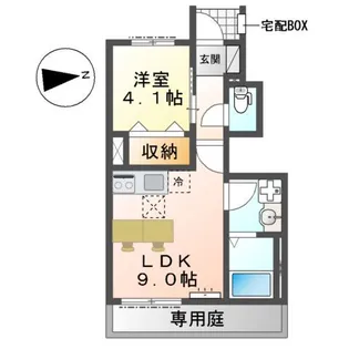 (仮称)海老名市大谷北アパートⅤ期【1階】の間取り
