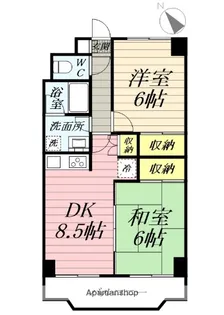 ダンデライアン鵠沼【2階】の間取り