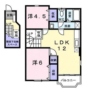 マロンハイムⅡ【2階】の間取り