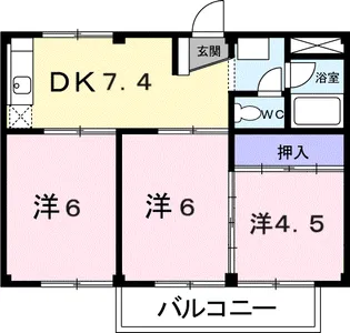 秋山ビル【3階】の間取り