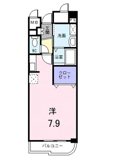 ヴィクトリアパーク【5階】の間取り