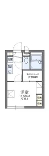 レオパレスフロンティア【1階】の間取り