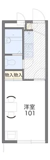レオパレスコバヤシ【1階】の間取り