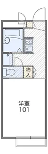 レオパレスNAGAO【1階】の間取り
