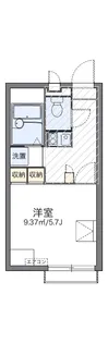 レオパレスアズール【2階】の間取り