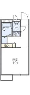 レオパレスマルティ【1階】の間取り