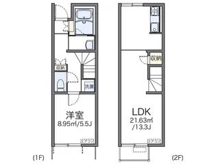 レオネクストフォレスタ 湘南【1階】の間取り