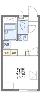 レオパレスエレンシア【1階】の間取り