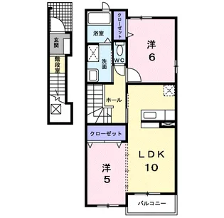 サン・カーサ【2階】の間取り