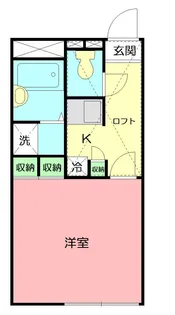 レオパレスネイティブⅢ【2階】の間取り