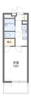 レオパレス代官町【2階】の間取り