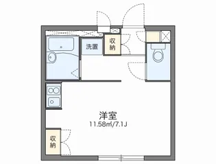 レオパレスエステート【2階】の間取り