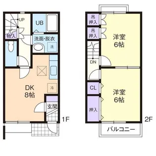 DUPLEX SHINZO I【2階】の間取り