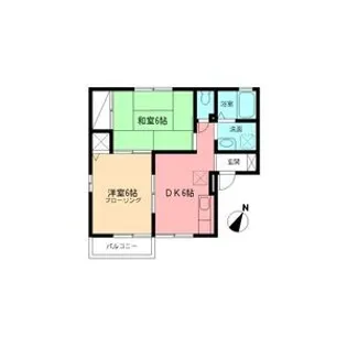 ソワメゾン【2階】の間取り