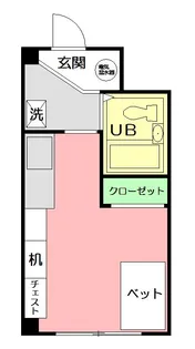アドーレ湘南【4階】の間取り