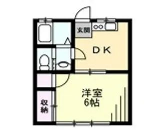 プラネットフォレスト【1階】の間取り