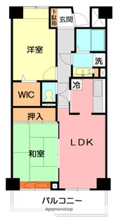 内藤マンションA棟【2階】の間取り