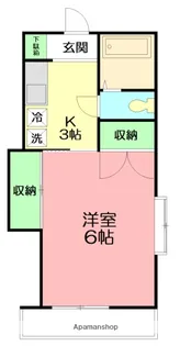 ドミールタカミネ【2階】の間取り