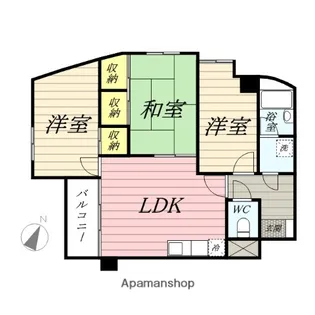 ドミール湘南【2階】の間取り