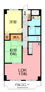 カサグランデ湘南【8階】の間取り