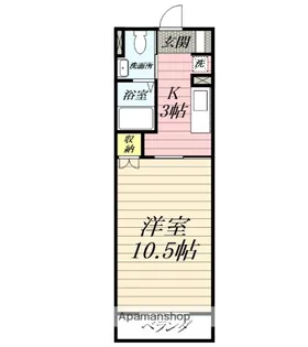 CONFOR鴨宮【3階】の間取り