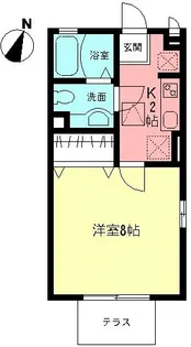 プランドール【2階】の間取り