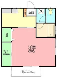 ユニバースヒルTK【2階】の間取り