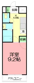 グラシューズ【2階】の間取り