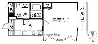 ルクソール【4階】の間取り