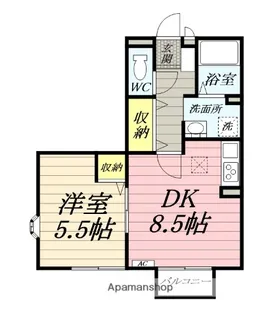プラシード【1階】の間取り