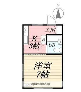 吉崎コーポ【1階】の間取り