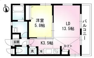 ヴィートヒュース【2階】の間取り