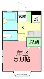 グラナーダ湘南【1階】の間取り