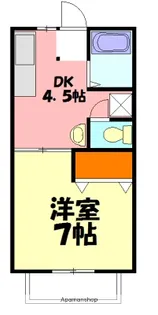 サンハイツミラノ【1階】の間取り