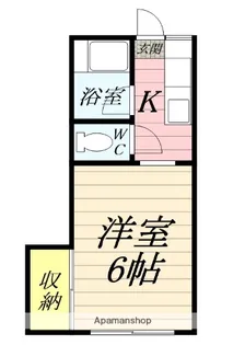 FC秦野南矢名コーポ【2階】の間取り