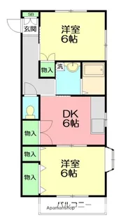 ブラッサム高森【1階】の間取り