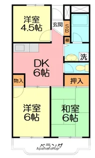 シーサイドテラス【3階】の間取り