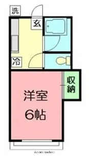 トーマアパート【2階】の間取り