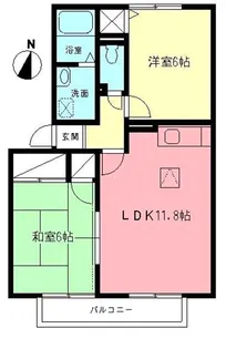 サンシャインA【2階】の間取り