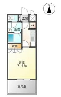 ボン・フルーレ【1階】の間取り