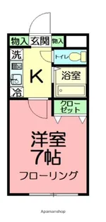 ファルコン湘南【1階】の間取り