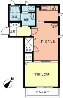 キャメルパティオ【2階】の間取り