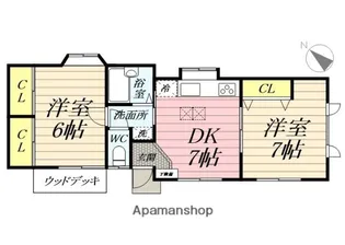 メゾン美々【1階】の間取り
