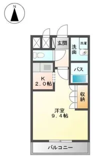 ゆうゆうハイム【2階】の間取り